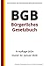 Produktbild Das BGB - Bürgerliches Gesetzbuch, 9. Auflage 2024: Die Gesetze der Bundesrepublik Deutschland