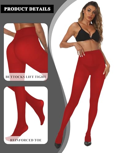Image of Buauty 80D Black Tights for Women,Opaque Tights Soft, High Waist Soft Nylon Pantyhose