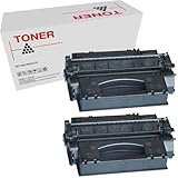 Lot de 53 cartouches de toner compatibles avec HP Q7553X/Q5949X (53X/49X) de haute qualité