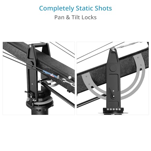 Image of Proaim 40ft Fraser Crane Starter Package for Film Production. Rigid & Sturdy, Adapts Different Lengths. Smooth Wide Crane Shots, 35kg /77lb Payload. Rear-Wheel Steering, Pan-tilt Locks (JB-FR6T-00)