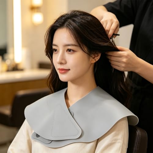 Collar Antiestático para Corte de Cabello de Silicona Impermeable miniatura 4