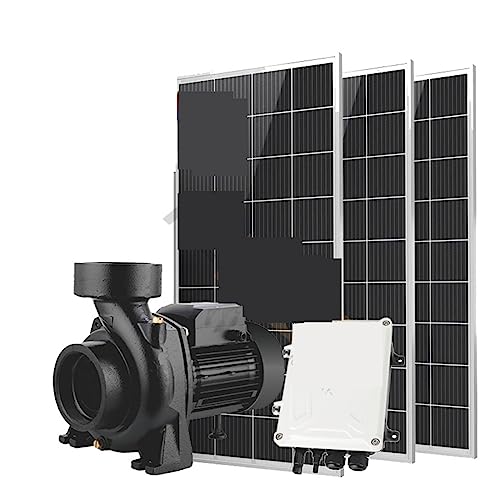 KOZWAY Kit de Bomba de Agua Solar de Bricolaje Máquina de Bombeo de Agua for Bomba de Agua centrífuga Superficial Solar de riego agrícola para baños de pájaros, estanques, Jardines y pecer