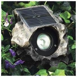 G3149-P2-GN-1 Four Seasons Courtyard High Output 2 Natural White LEDs Solar Rock Flood Light