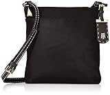 Tommy Hilfiger Women's Julia Crossbody Cross Body Handbag, Black, One Size US
