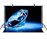 FUERMOR Black 7x5ft Background Diamond Photography Backdrop for Wedding Party Events Props GEFU742