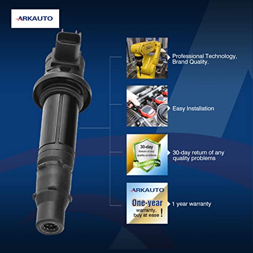 4Pcs Arkauto Motorcycle Ignition Coil F6T558 5Vy-82310-00-00 5Sl-82310-00-00 5Pw-82310-00-00 39P823101000 For Yamaha Vmax 1700 Fz1 Fzs1 Yzf-R1 Yzf-R6 Yzf-R6S Mt-07 1Ws R1 Yzf-R1 R6 Rj15 Bj Fz8 #TOP5