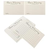 STOBAZA 50 Blatt Teiliges Kleine Umschlagkarten Multi use Share A Memory Karten für Beerdigung Gedenkfeier Erinnerung Karten Vielseitig Einsetzbar für Trauerfest und Besondere Anlässe