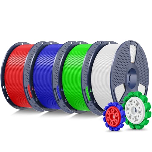 SUNLU 4KG PLA+2.0 Filament Bundle, Upgrade PLA+ 3D Printer Filament 1.75mm