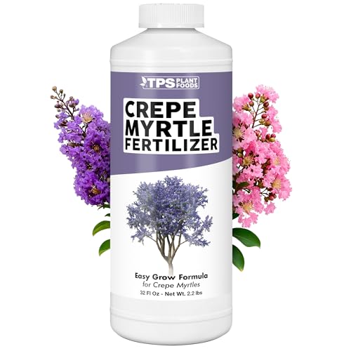 Crepe Myrtle Fertilizer – Liquid Plant Food for More Blooms, Vibrant Color Healthy Growth, 32 oz