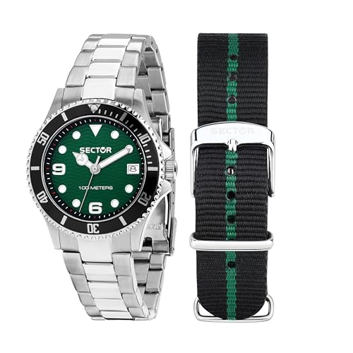 Caratteristiche: La cassa dell'orologio misura 35mm, con spessore 9.75mm. Il quadrante verde si compone di un vetro minerale. L'orologio ha una resistenza all'acqua fino a 10 ATM