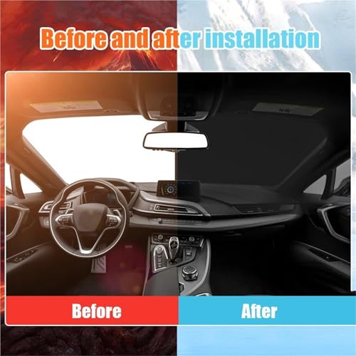 Parasol parabrisas delantero coche protector plegable bloqueador UV 4
