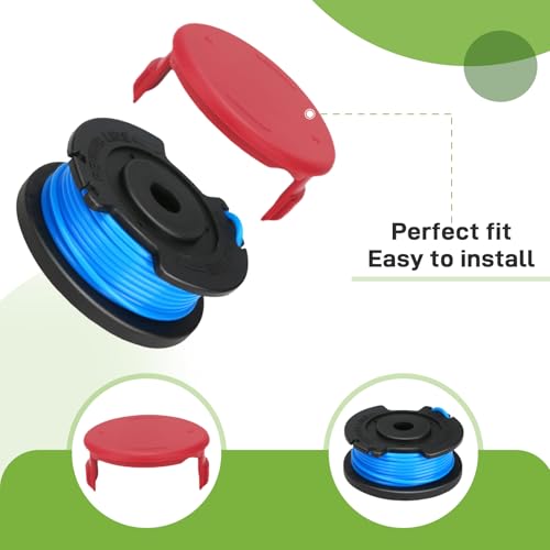 VineHii 88524 Replacement String Trimmer Spool 0.065" 16ft Single Line Compatible with Toro 51484 51486 51487 88506,125-8252 Cap Covers Part-4Pack by VineHii - Image 6