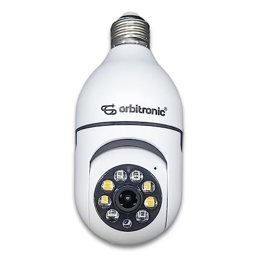 Camera Segurança Lampada Wifi Espia C/rastreio Orbitronic