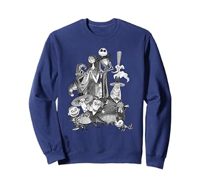 The Nightmare Before Christmas Jack Sally Monster Draw Sudadera | Ya disponible en tu tienda friki favorita! En mundofriki.es! The Nightmare Before Christmas Jack Sally Monster Draw Sudadera | Ya disponible en tu tienda friki favorita! En mundofriki.es!