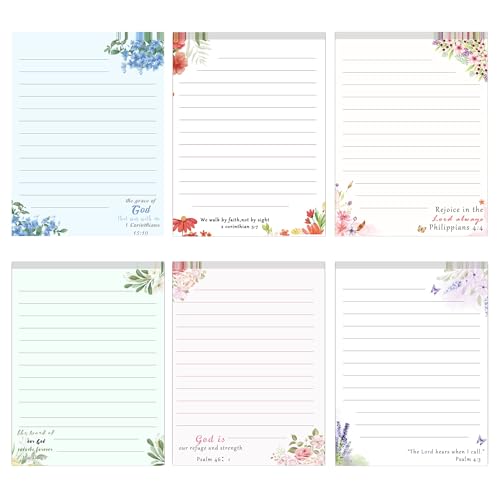 Papier à en-tête de la Bible fleurs sauvages 21,6x27,9cm pour lettre anniversaire