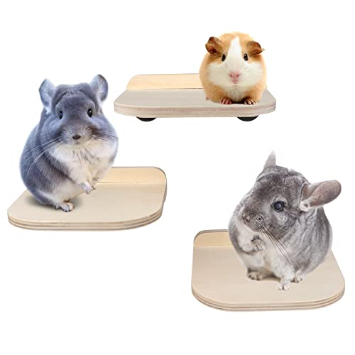 Ykd Chinchilla Wooden Platform Set, Chinchilla Cage Platform With Feeding Bowl, Small Animals Cage Accessories For Chinchilla Squirrel Gerbil Suger Glider Hamsters cover