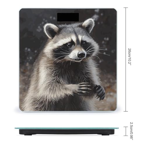 Báscula digital GHEPSDW para peso corporal con vidrio templado miniatura 2