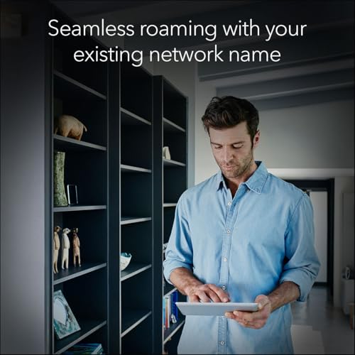 Image of NETGEAR WiFi 7 Range Extender (EXS18) - BE3600 Dual-Band Wireless Internet Signal Range Extender (up to 3.6 Gbps Speed) - Add up to 1,200 sq. ft., 40 Devices - WPA3 Security, Smart Roaming