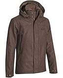 temperaturausgleichend Chevalier Jacke Loden Braun XXL
