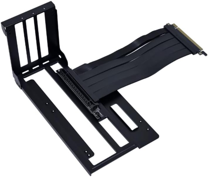Lian-Li A3-1 3-Slots Vertical GPU Bracket Kit with 150mm PCIe4.0 Riser Cable for A3-MATX Computer Case, Black