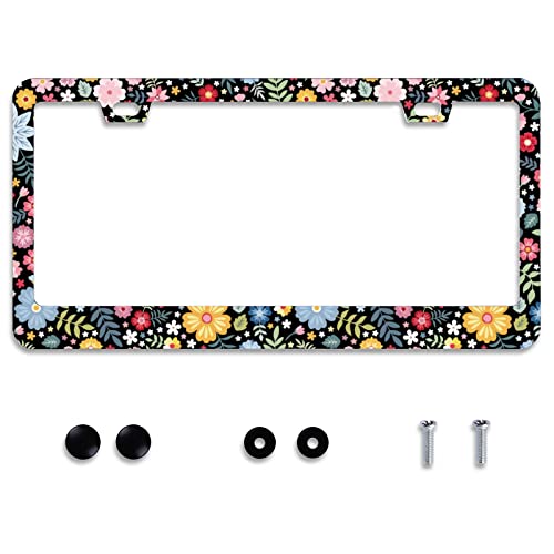 List of Ten Best License Plate Frames Floral Top Picks 2023 Reviews