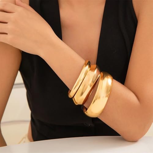 Image of Shining Diva Fashion Gold Plated Stylish Kada Bangle Cuff Bracelet for Women & Girls
