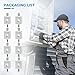 Yuqutum 8 Pieces #4-2/0 Neutral Lug Kit, Circuit Breaker Ground Lugs, Aluminum Grounding Lugs Fit for Breaker Electrical Connections