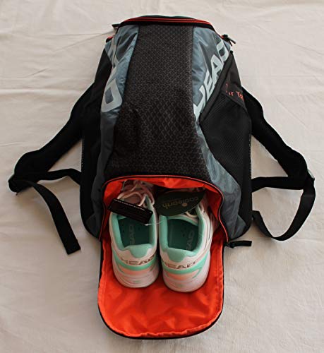 image for HEAD Tour Team Tennis Backpack 2 Racquet Carrying Bag w/Padded Shoulde