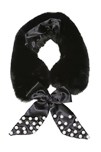 Women Faux Fur Collar Infinity Scarf Circle Loop2