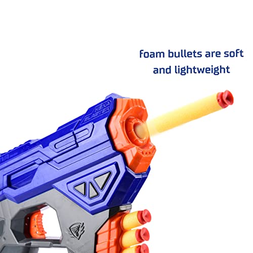 Image of Big Gun Toy with 10 Safe Soft Foam Bullets | Gun Toy | Gun Pistol | Game for Kids| Big Gun Toy for 8+ Years Kids