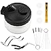 Produktbild SWAWIS Airbrush Reinigungsset Airbrush Cleaner, Airbrush Zubehör 1 Airbrush Reiniger, 5 Nylon Bürstensatz, 5 Edelstahlnadel Werkzeugsatz, 1 Golden Düsenwerkzeug