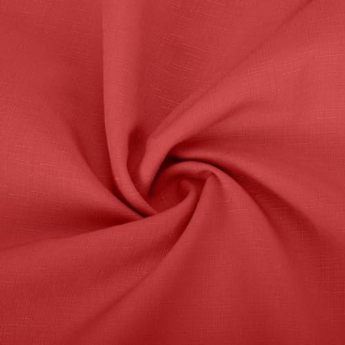 Generic Womens Button Down Linen Shirt Short Sleeve V Neck Shirts Solid Color Comfy Tops Summer Casual Dressy Tunic Top4