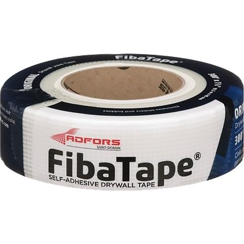 FibaTape FDW8660-U 1-7/8" x 150' White Self Adhesive Mesh Drywall Joint Tape - 12ct. Case Cover