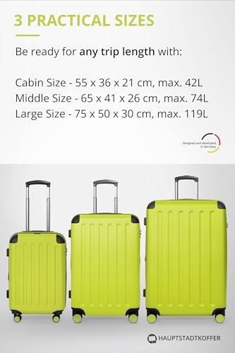 Image of HAUPTSTADTKOFFER - Spree - Luggage Suitcase Hardside 24 inch TSA, Farn, 65cm, Suitcase