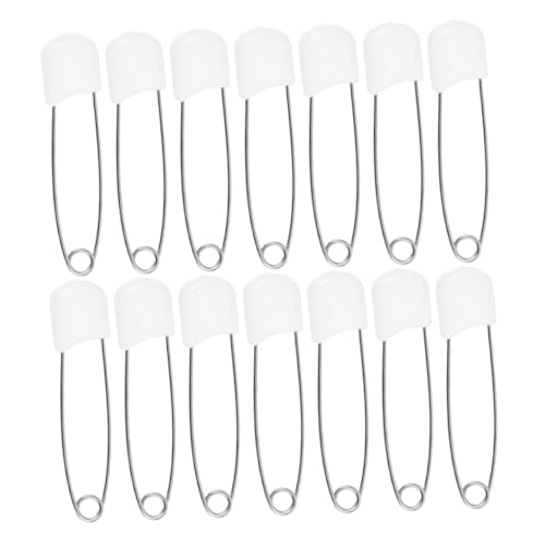 Operitacx Convenient Baby Safety Pins 30 Pcs Large Safety Pins for Diapering Baby Clothes Pins