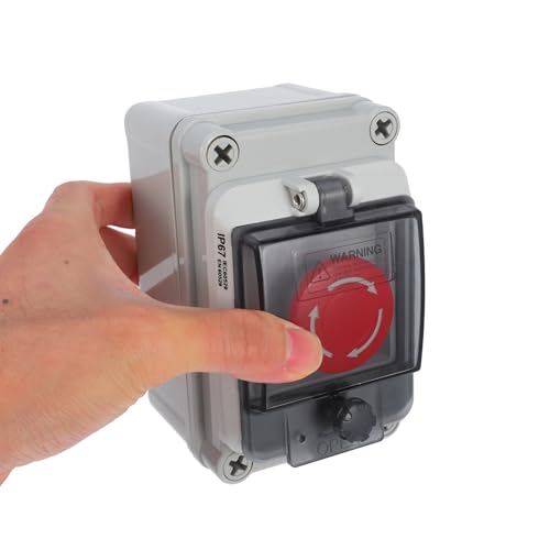 Caja de interruptores de plástico con botón de paro de emergencia GALPADA para aplicaciones externas 7