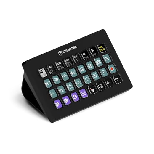 Elgato Stream Deck XL, Fortschrittliche Stream-Steuerung, 32 frei Anpassbare LCD-Tasten, für Windows 10 und MacOS 10.13 oder Neuer