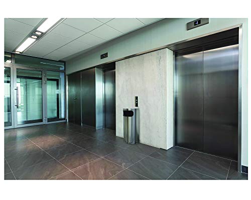 Receptáculo Witt Industries Half Round Indoor Acero Inoxidable miniatura 2