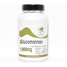 Glucomannan 1000mg  180 Capsules - No Additives  Naturetition Supplements