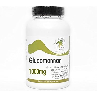 Naturetition Supplements Glucomannan 1000mg ~ 90 Capsules - No Additives