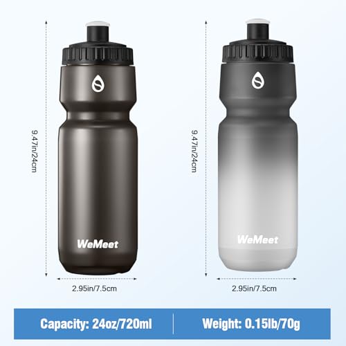 Wemeet Leak Proof Bicycle Water Bottle, 2-Pack Bike Water Bottle thumb #3