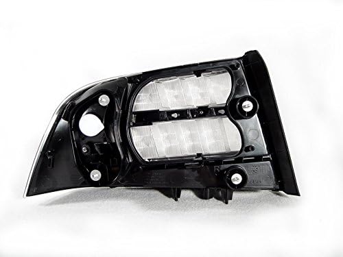 DEPO 2004-2008 Acura TL / Type-S Black / Clear Tail light Cover Set