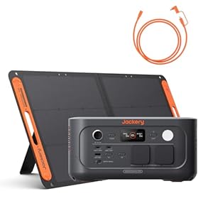 Jackery E500 V2 mit 100W Solarpanel, 513 Wh Tragbare Powerstation & Solargenerator mit 5M Verlängerungskabel für Camping, Wohnmobil & Notfälle, LiFePO4 Akku, 0-80% in nur 52 Minuten
