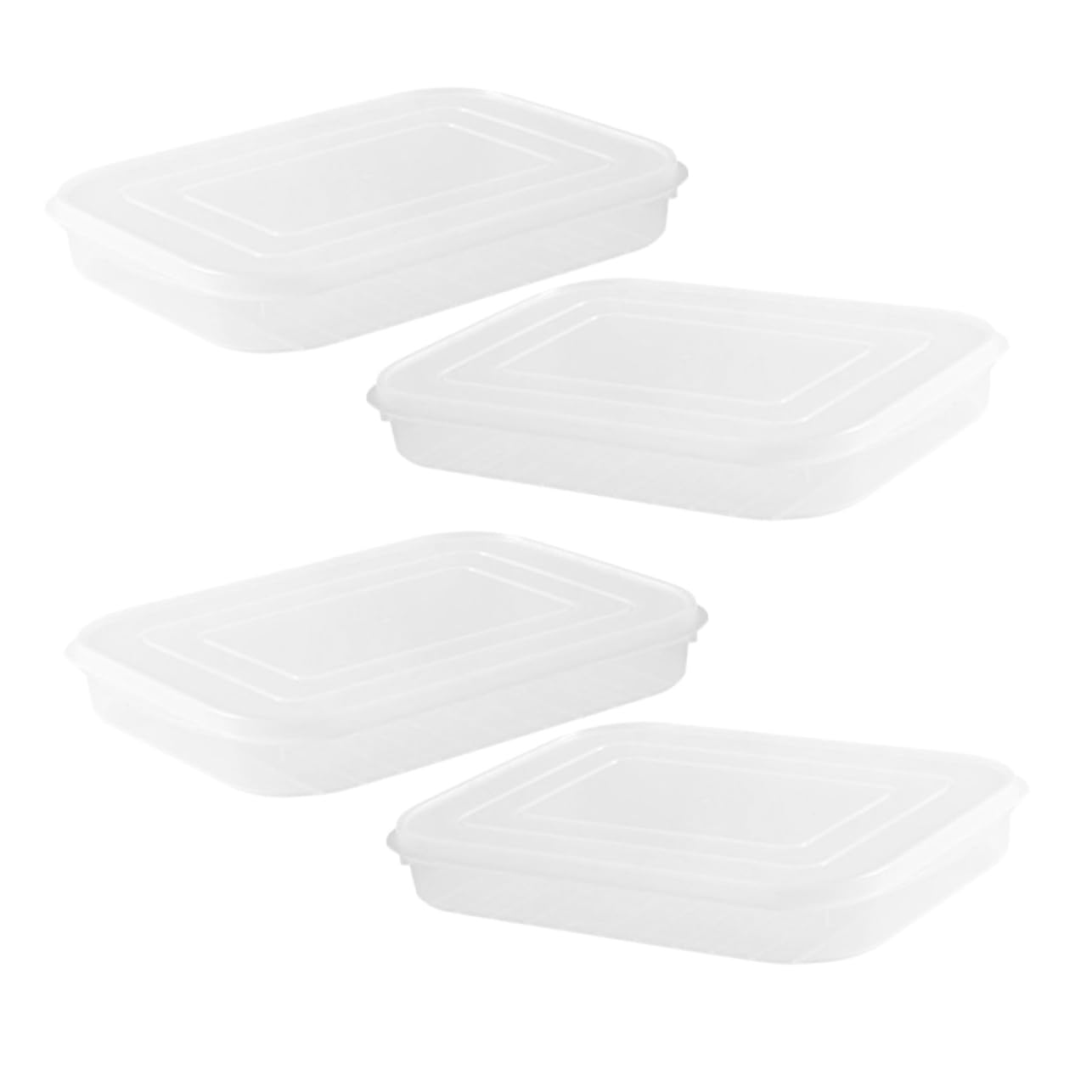 PRETYZOOM 12piezas Contenedor De Almacenamiento De Alimentos Para Frigorífico Caja De Conservación De Bacon y Para Carnes y Comida Cocinada Ligera y Portátil