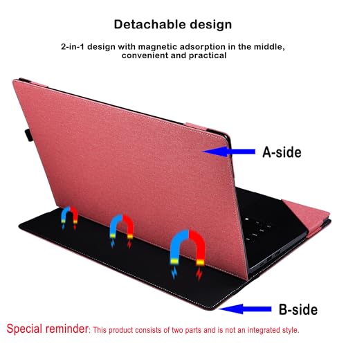 Funda para Laptop HP OmniBook 3 15.6 Pulgadas PU Rosa miniatura 4