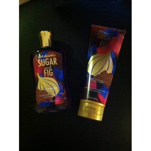 Bath & Body Works"BROWN SUGAR AND FIG" Set: Shower Gel & Triple Moisture Body Cream