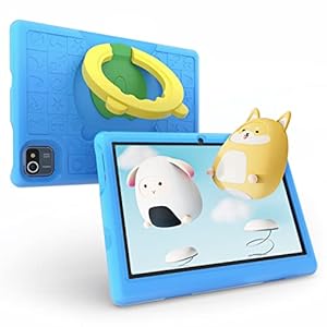 Keenlove Kinder Tablet 10.1 Zoll HD Touchscreen Augenschutz LCD Android 11 Tablet Quad Core Prozessor 6000mAh Akku WLAN…