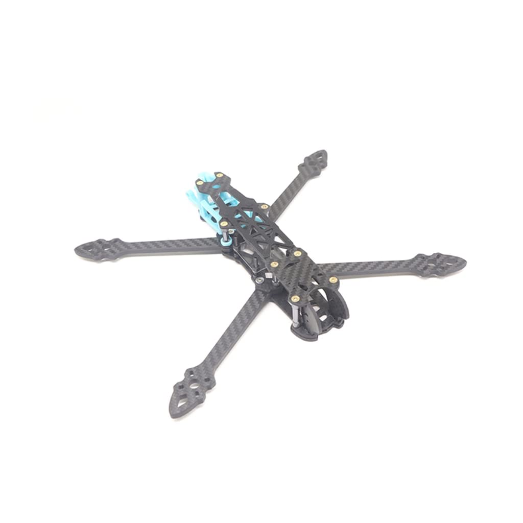 QWinOut Mark4 O3 Kit de marco de carreras FPV de 5 pulgadas, 6 pulgadas, 7 pulgadas, piezas de repuesto para rack de fibra de carbono 3K (6 pulgadas)