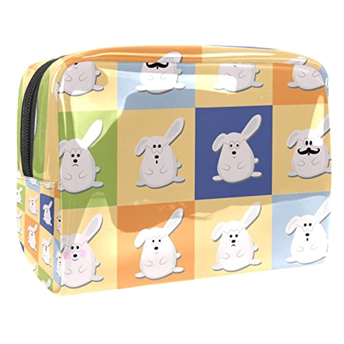 Sac de pinceaux de maquillage Lapin Lapin et grand organisateur cosmétique