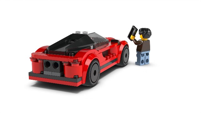 LEGO City Red Sports Car 60448 Supercar Toy Vehicle Set for Kids